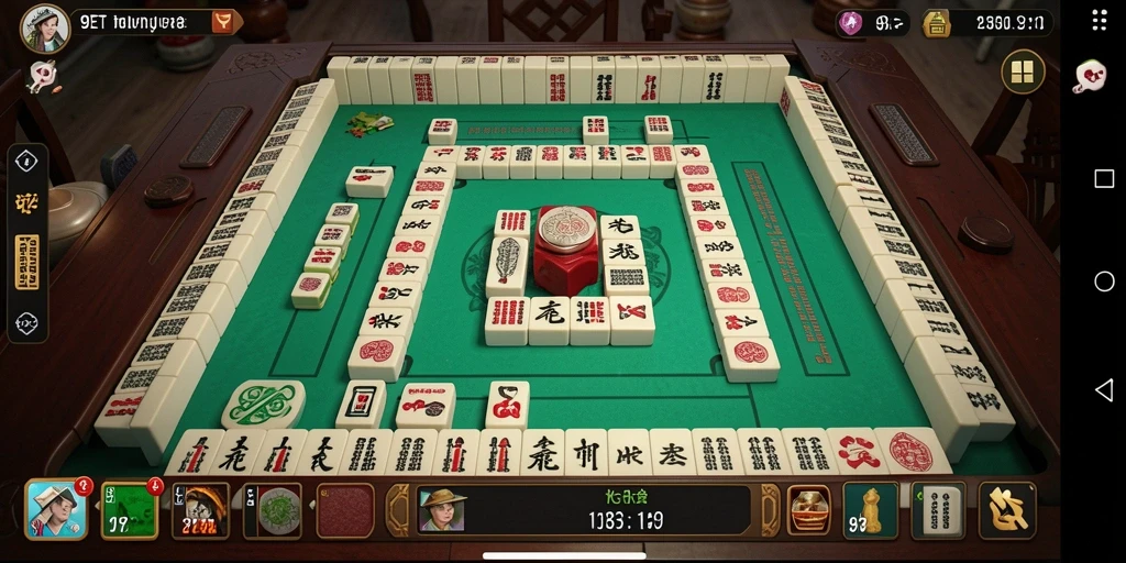 Tampilan gameplay Mahjong yang menarik dan penuh strategi.