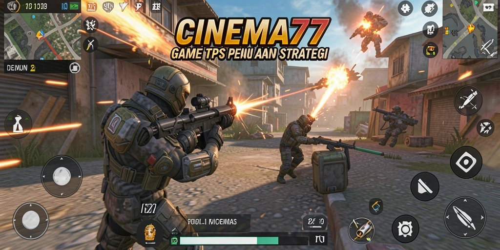 Tampilan gameplay seru dan menegangkan di CINEMA77.