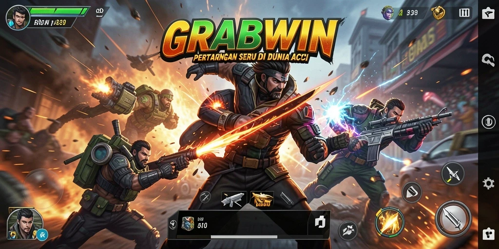 Gameplay seru dan grafis menawan di GRABWIN.