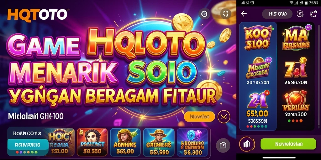 Screenshot gameplay HQTOTO menampilkan keseruan bermain Slot.