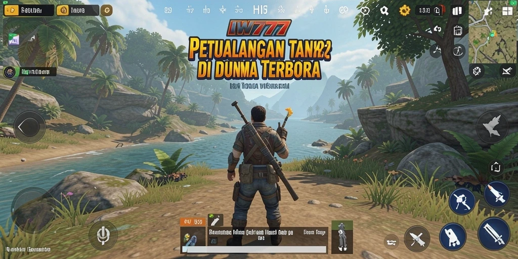 Tampilan gameplay IW777 dengan aksi eksplorasi dunia terbuka yang mendebarkan.