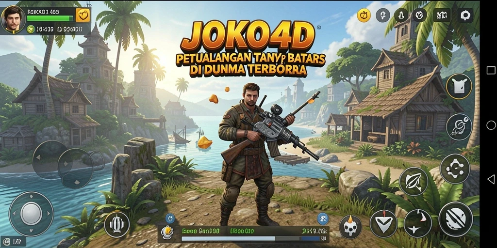 Tangkapan layar menampilkan aksi seru dalam dunia terbuka JOKO4D.