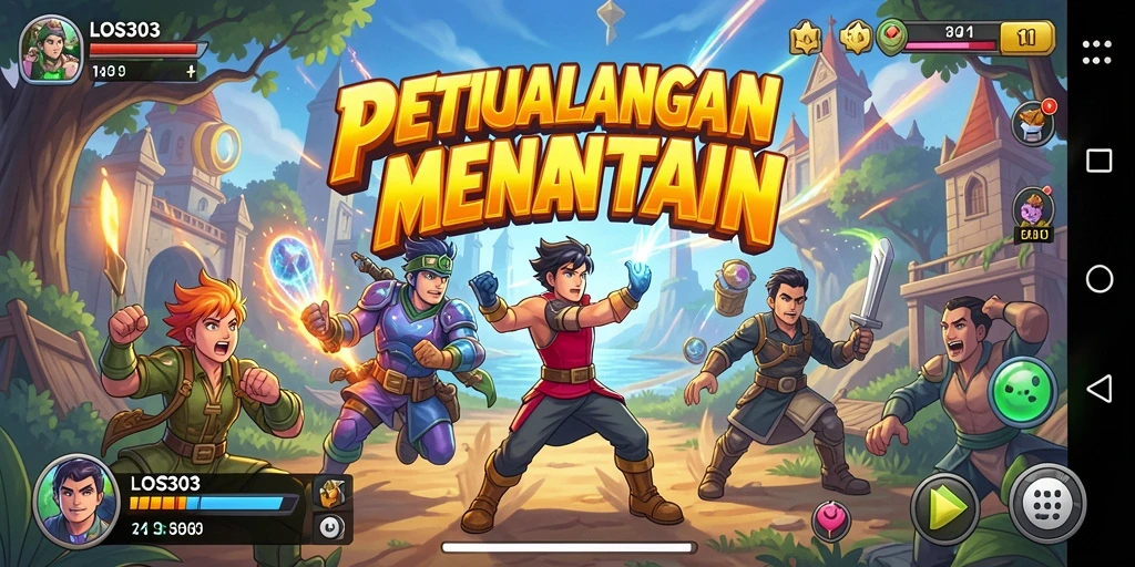 Tampilan gameplay seru dari LOS303 yang menantang.