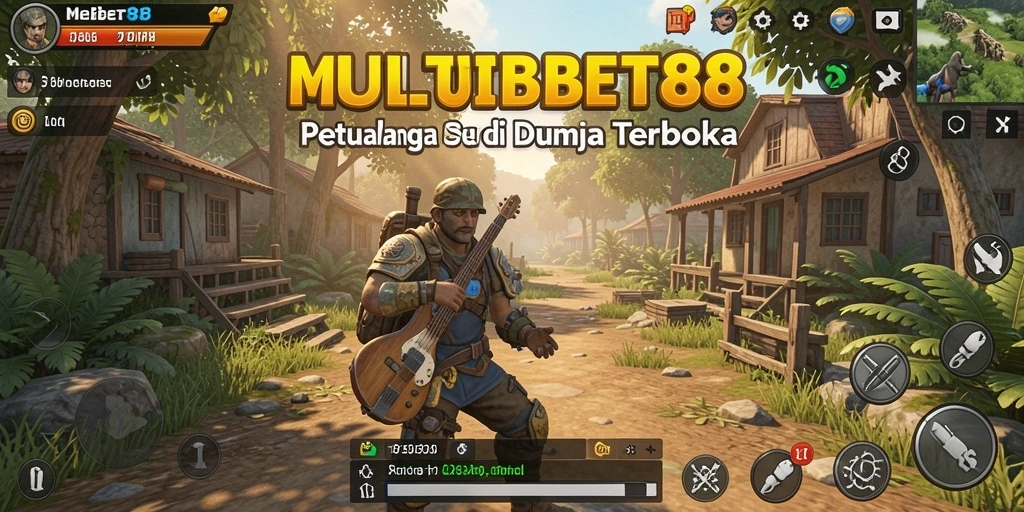 Screenshot MULTIBET88 menampilkan pemandangan spektakuler dunia terbuka.