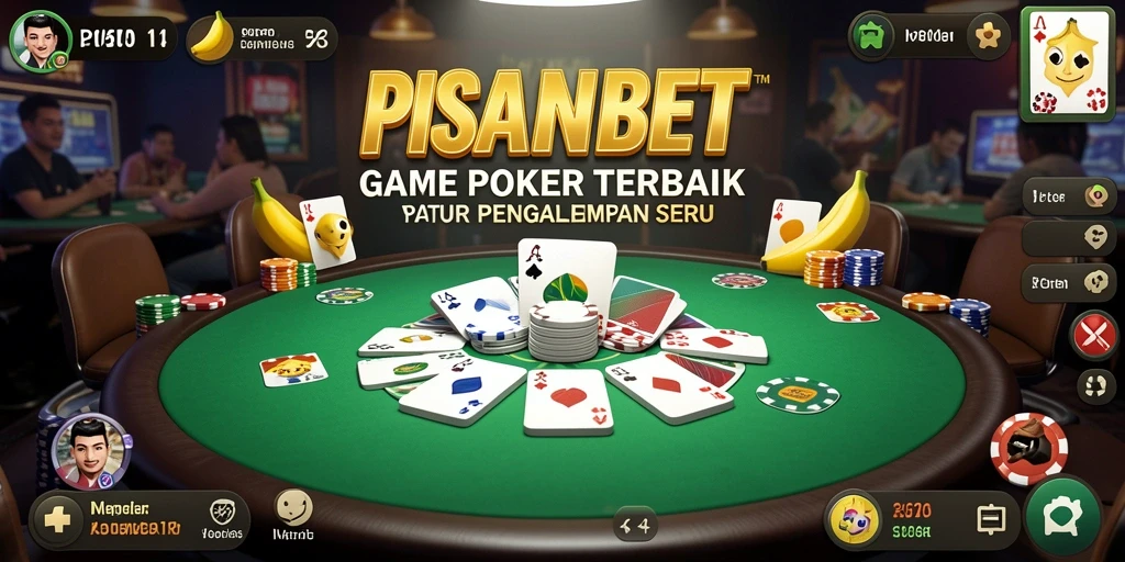 Gameplay seru di PISANGBET menunjukkan aksi poker yang menegangkan.