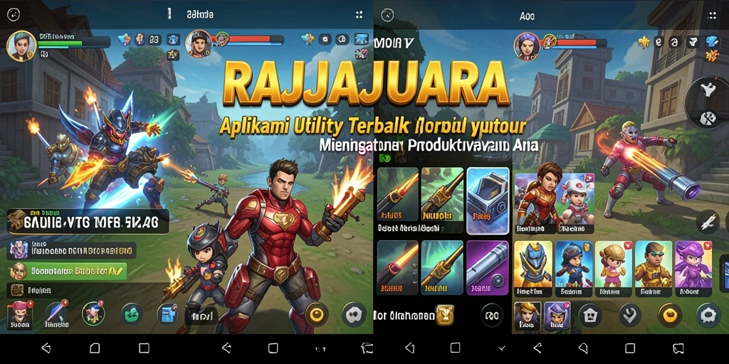 Tampilan antarmuka utama RAJAJUARA yang user-friendly untuk penggunaan Utility.